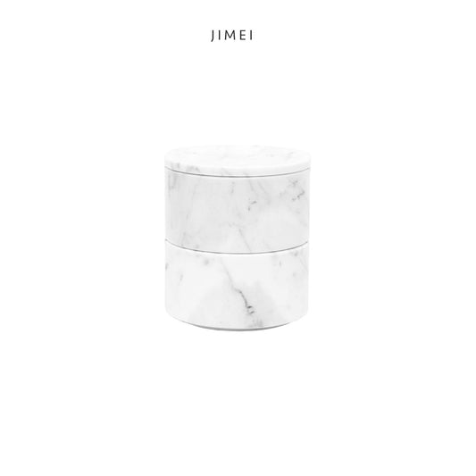 Marble Jewelry Box Organizer l Two-Tier