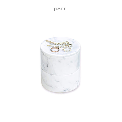 Marble Jewelry Box Organizer l Two-Tier