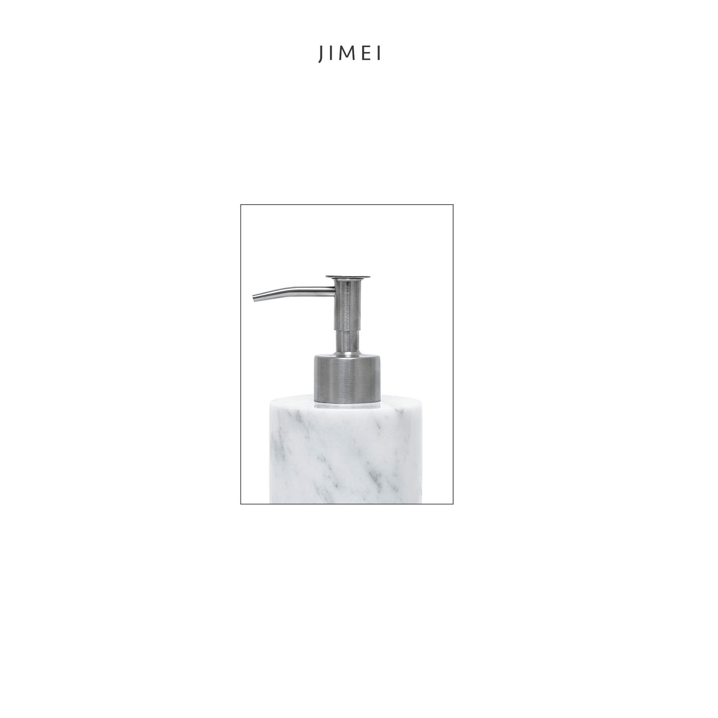 White Marble Soap Dispenser